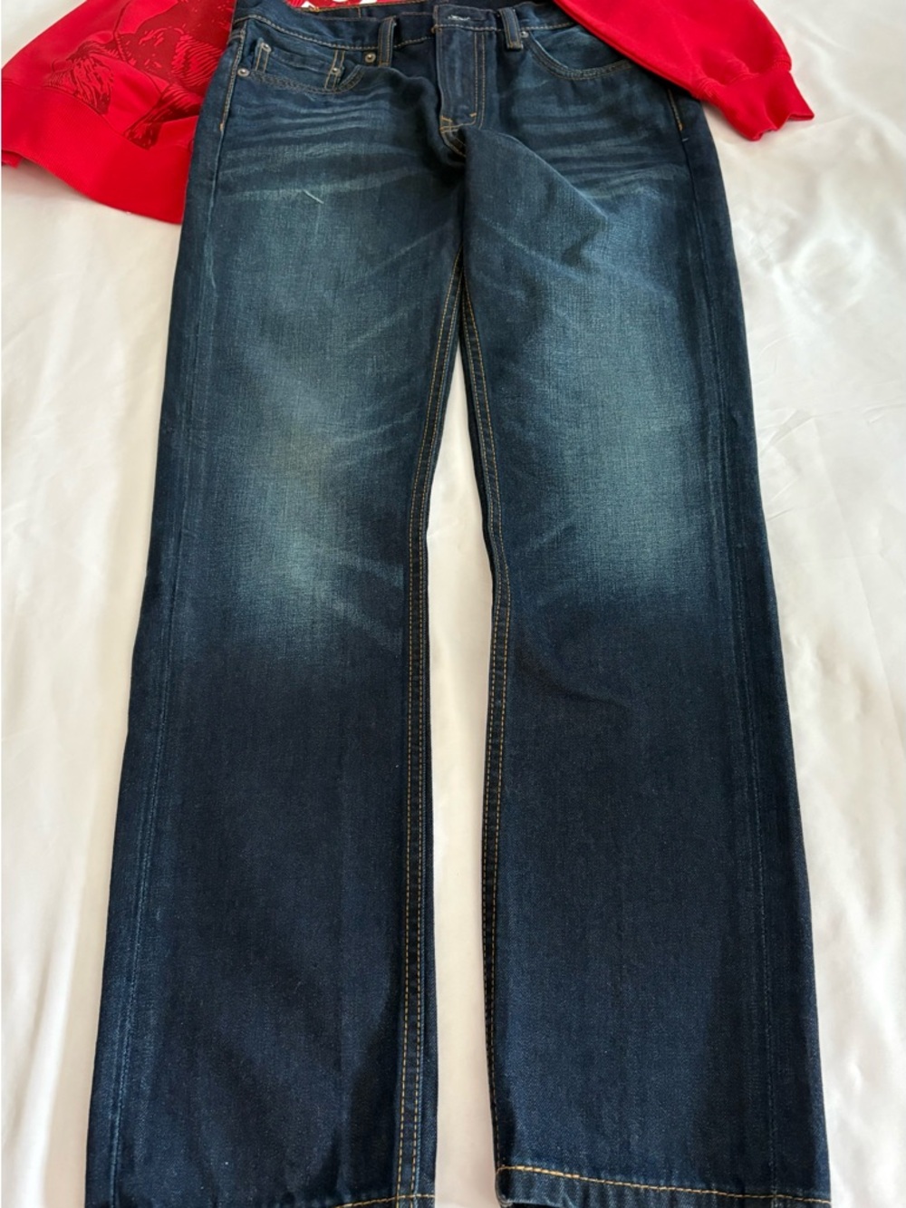 Levi's Men's Indigo Wash 511 Slim Straight Jeans W29~L30 100%  Cotton Classic